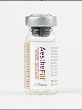 Aestefill facial wrinkle filler 200mg Vial. New in box. No tags.